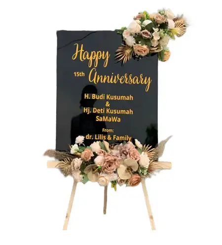 Papan Bunga Akrilik Bawukan