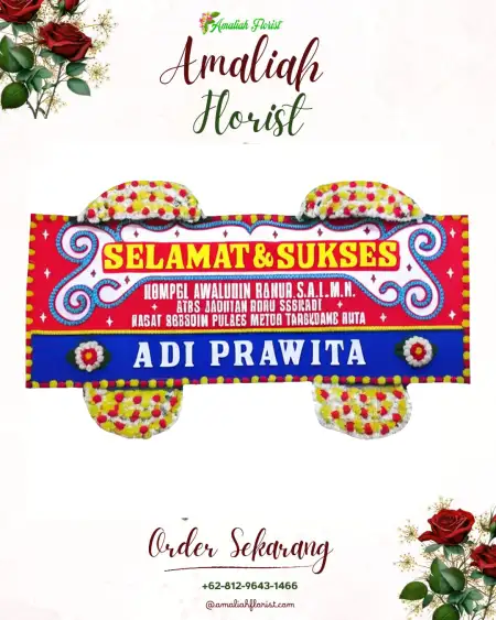 Papan Bunga Ucapan Selamat Bawukan